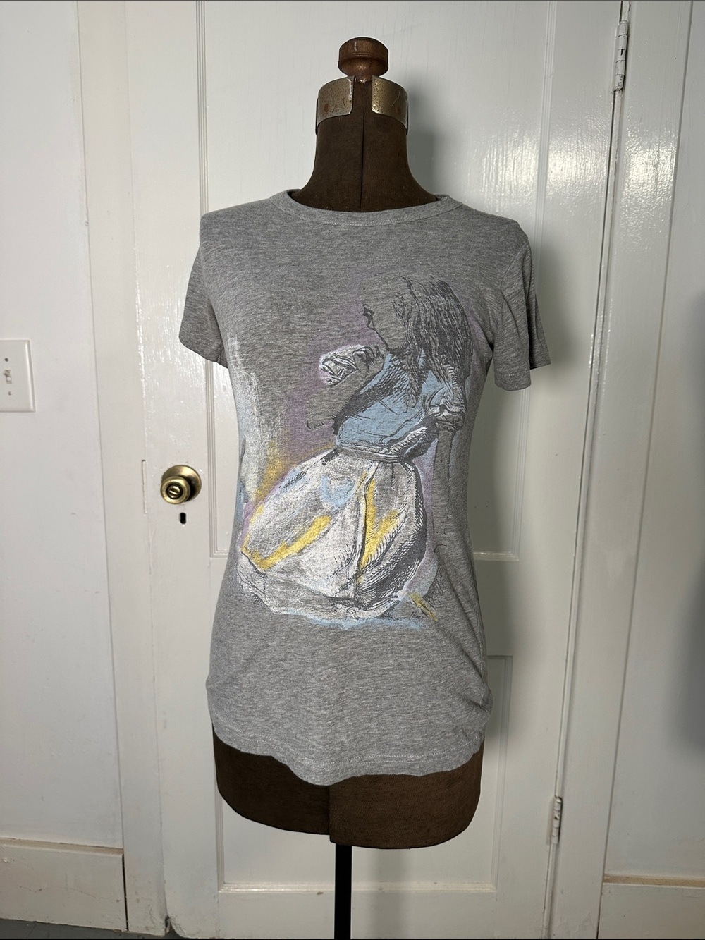 Junk Food Vintage 90s Alice in Wonderland T Shirt Disney Disneyland Disney World